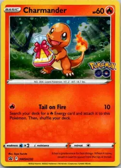 Charmander Promo SWSH: Sword & Shield Promo Cards SWSH232 NM - Image 1