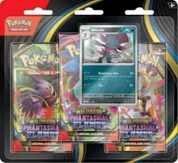 Pokemon Trading Card Game Phantasmal Flames Three-Booster Blister PRE SALE - Image 1