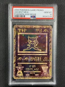 Pokemon Cards PSA 10 Gem Mt Ancient Mew Black Star Promo 2000 Game Movie WotC - Image 1