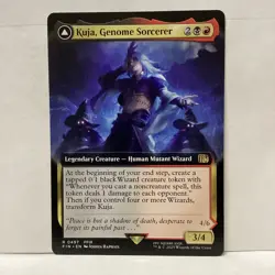 MTG Kuja, Genome Sorcerer Ext Art Magic: The Gathering Final Fantasy Rare #0497 - Image 1