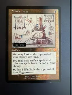 Mystic Forge (Schematic) (Serial Numbered) The Brothers' War: Retro Frame... - Image 1