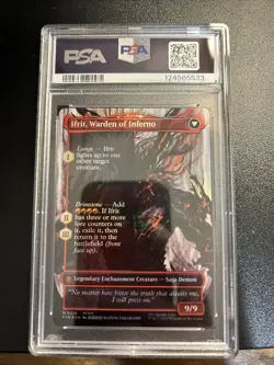 2025 MTG FINAL FANTASY CLIVE, IFRIT'S DOMINANT/IFRIT, WARDEN OF INFERNO PSA 10 - Image 2