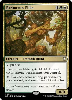 MTG Bloomburrow Commander - Faeburrow Elder - Image 1