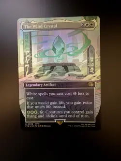MTG Final Fantasy English The Wind Crystal Borderless 0330 Foil - Image 1