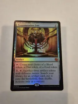 Transmutation Font Outlaws of Thunder Junction: the Big Score Foil NM-M Unplayed - Image 1