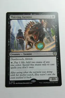 MTG Thieving Varmint x1- -Outlaws Thunder Junction Cmdr-Near Mint - Image 1