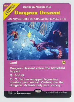 X 1 MTG Dungeon Descent (352/471) Adventures in the Forgotten Realms NM - Image 1