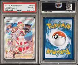 Pokemon Irida GG63/GG70 PSA 10 Gem Mint Crown Zenith Trainer Full Art Gallery - Image 3