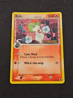 Ralts (Delta Species) 61/101 STAMPED Pokemon Dragon Frontiers Reverse Holo (MP) - Image 1