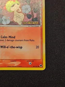 Ralts (Delta Species) 61/101 STAMPED Pokemon Dragon Frontiers Reverse Holo (MP) - Image 2