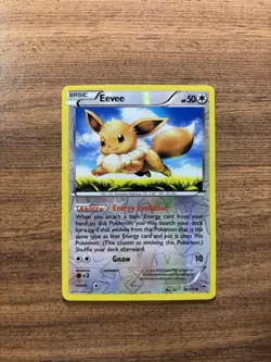 💎Eevee 80/111 XY-Furious Fists Reverse Holo LP Pokemon TCG - Image 1