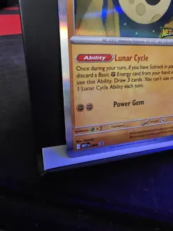 Lunatone 004 Mega Evolution Stamped Promo 004 Black Star NM Condition Pokemon... - Image 4