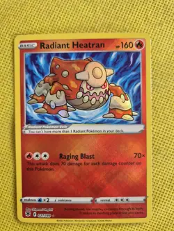 Pokemon TCG Radiant Heatran Sword & Shield - Astral Radiance 027/189 Holo... - Image 3