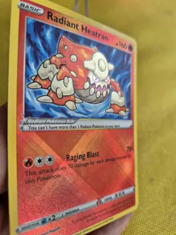 Pokemon TCG Radiant Heatran Sword & Shield - Astral Radiance 027/189 Holo... - Image 5