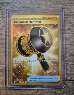 Enhanced Hammer - 224/167 Twilight Masquerade(Pokemon) Golden Hyper Rare MINT/NM - Image 2