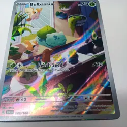 Pokemon TCG Bulbasaur Illustration Card 143/142 Stellar Crown - Image 2