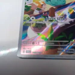 Pokemon TCG Bulbasaur Illustration Card 143/142 Stellar Crown - Image 4