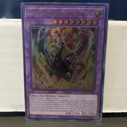 1ST EDITION LUBELLION THE SEARING DRAGON 2020 SDAZ-EN042 YUGIOH CARD - Image 1