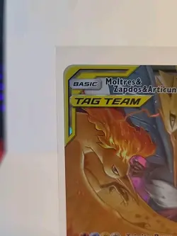 Pokemon Moltres & Zapdos & Articuno GX Tag Team Card 44/68 Holo Rare MINT - Image 2