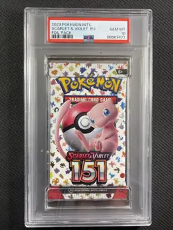 Pokemon Cards PSA 10 Gem MT S&V 151 Sealed Booster Pack Ultra Rare 2023 - Image 1