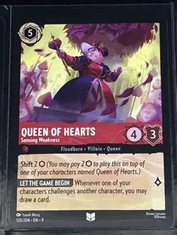 Disney Lorcana Alice in Wonderland Theme 8 Card Lot Alice/King & Queen of Hearts - Image 3