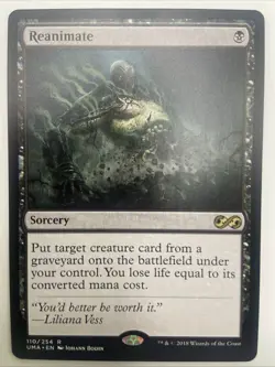 Reanimate - Ultimate Masters 110/254 Regular Rare MTG- NM - Image 1