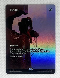 Magic The Gathering Marvel Universe Eternal: Ponder #13 (Borderless) - Near Mint - Image 3