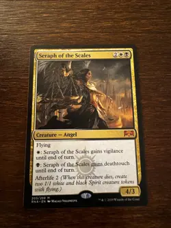 MTG Seraph of the Scales Ravnica: Clue Edition 0208 Regular Mythic - Image 1