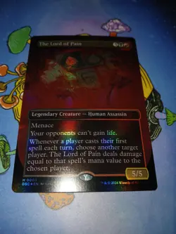 [1x] The Lord of Pain - Foil - Borderless Near Mint, Duskmourn MTG - Image 1