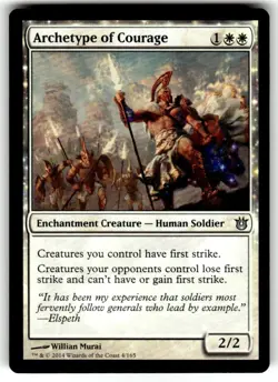 Archetype of Courage Born of the Gods Regular MTG - Image 1