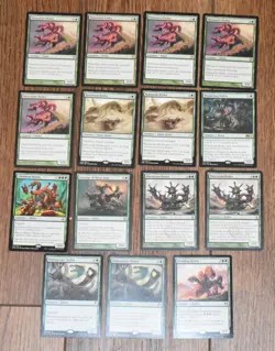 14x MTG Rare Green Hydra Scourge Of Skola Vale, Phyrexian, Hungering, Lifeblood - Image 2