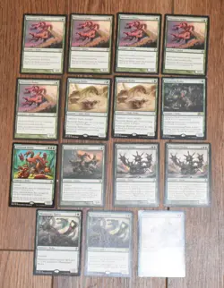 14x MTG Rare Green Hydra Scourge Of Skola Vale, Phyrexian, Hungering, Lifeblood - Image 3