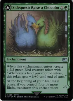 Sidequest: Raise a Chocobo U FINAL FANTASY 201 NM Foil MTG - Image 1