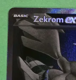 Zekrom EX 172/086 Black Bolt SV Full Art Holo Card BLK White Rare Pokemon - Image 2