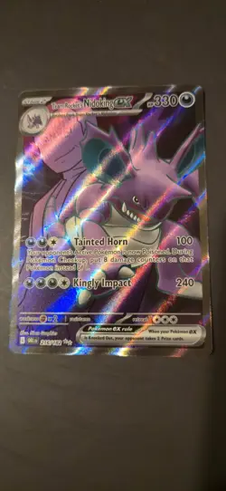 Pokemon TCG Team Rocket's Nidoking Ultra Rare 216/182 Sv10: Destined Rivals Holo - Image 1