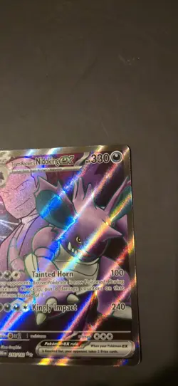 Pokemon TCG Team Rocket's Nidoking Ultra Rare 216/182 Sv10: Destined Rivals Holo - Image 3