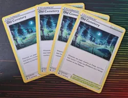 Old Cemetery 147/198 Stadium Trainer Playset (4x) Chilling Reign Pokemon TCG - Image 1