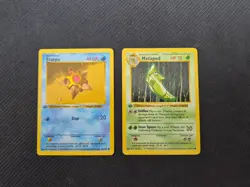 Pokemon Base Set First Edition Bundle NM/EX Shadowless Staryu Metapod Rare - Image 1