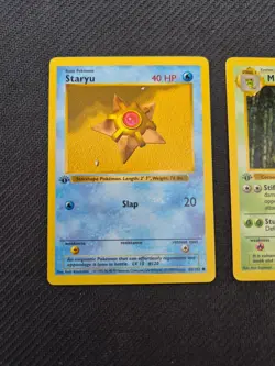 Pokemon Base Set First Edition Bundle NM/EX Shadowless Staryu Metapod Rare - Image 2