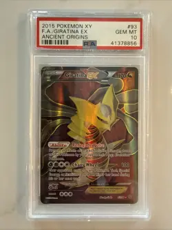 2015 POKEMON XY ANCIENT ORIGINS #93 FULL ART/GIRATINA EX PSA 10 - Image 1