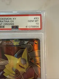 2015 POKEMON XY ANCIENT ORIGINS #93 FULL ART/GIRATINA EX PSA 10 - Image 4