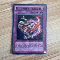 Yugioh Dark Spirit Of The Silent Trap Card 1st Edition LON-079 - Image 1