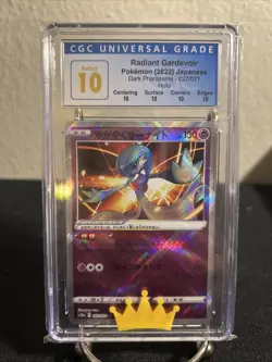 Radiant Gardevoir Japanese S12a VSTAR Universe Card 055/172 K CGC Pristine 10 - Image 1