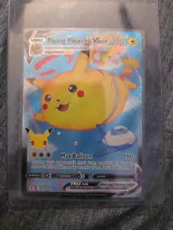 Pokemon TCG Flying Pikachu VMAX Holo Ultra Rare Card 007/025 Celebrations MINT - Image 1
