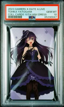 2023 GAMERS X DATE A LIVE TOHKA YATOGAMI COLLECTION CARD ANV PSA 10 GEM MINT - Image 1