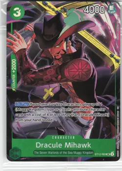 Dracule Mihawk (Illustration Box Vol.4) SR One Piece Promotion Cards ST12-003 SE - Image 1