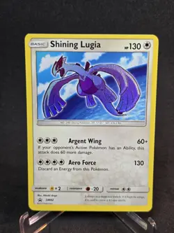 Pokemon TCG Shining Lugia Black Star Promo Card SM82 - Image 1