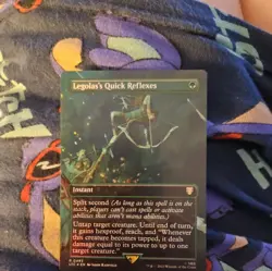 MTG Legolas's quick reflexes FOIL Rare Lord of the rings - Image 1
