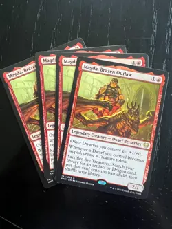 MTG - Magda, Brazen Outlaw X4 - Kaldheim - 142/285 - Regular - Rare - Image 1