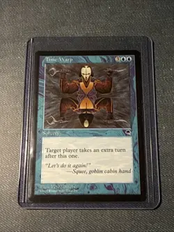 MTG- Tempest Time Warp Near Mint Plus NM+ Unplayed - Image 3